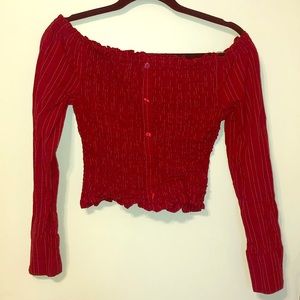 Off the shoulder too